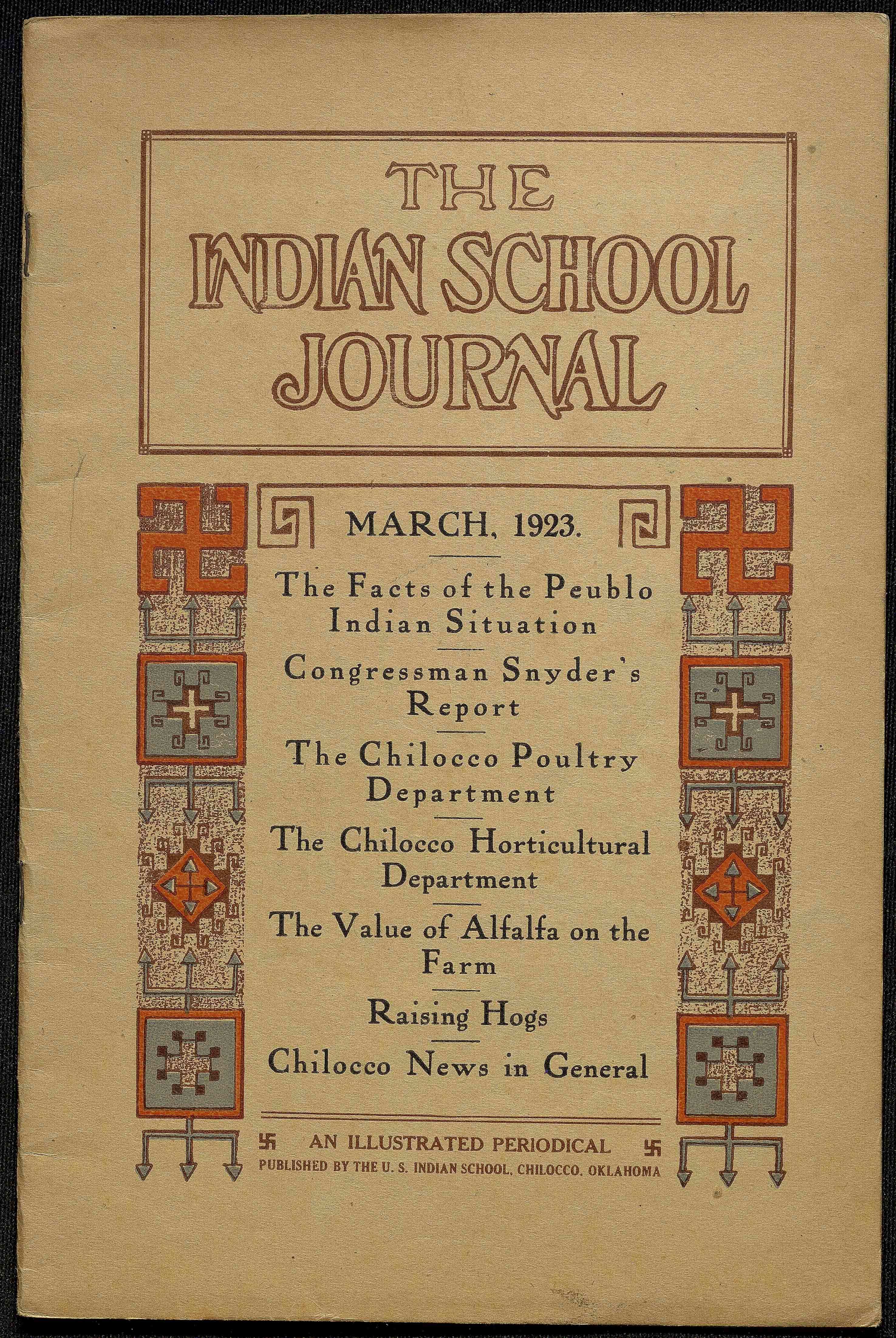 Indian School Journal, March 1923